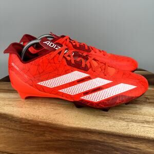 Adidas Adizero Electric II Solar Red Men's 11 Hidden Gem Football Cleats IE1442